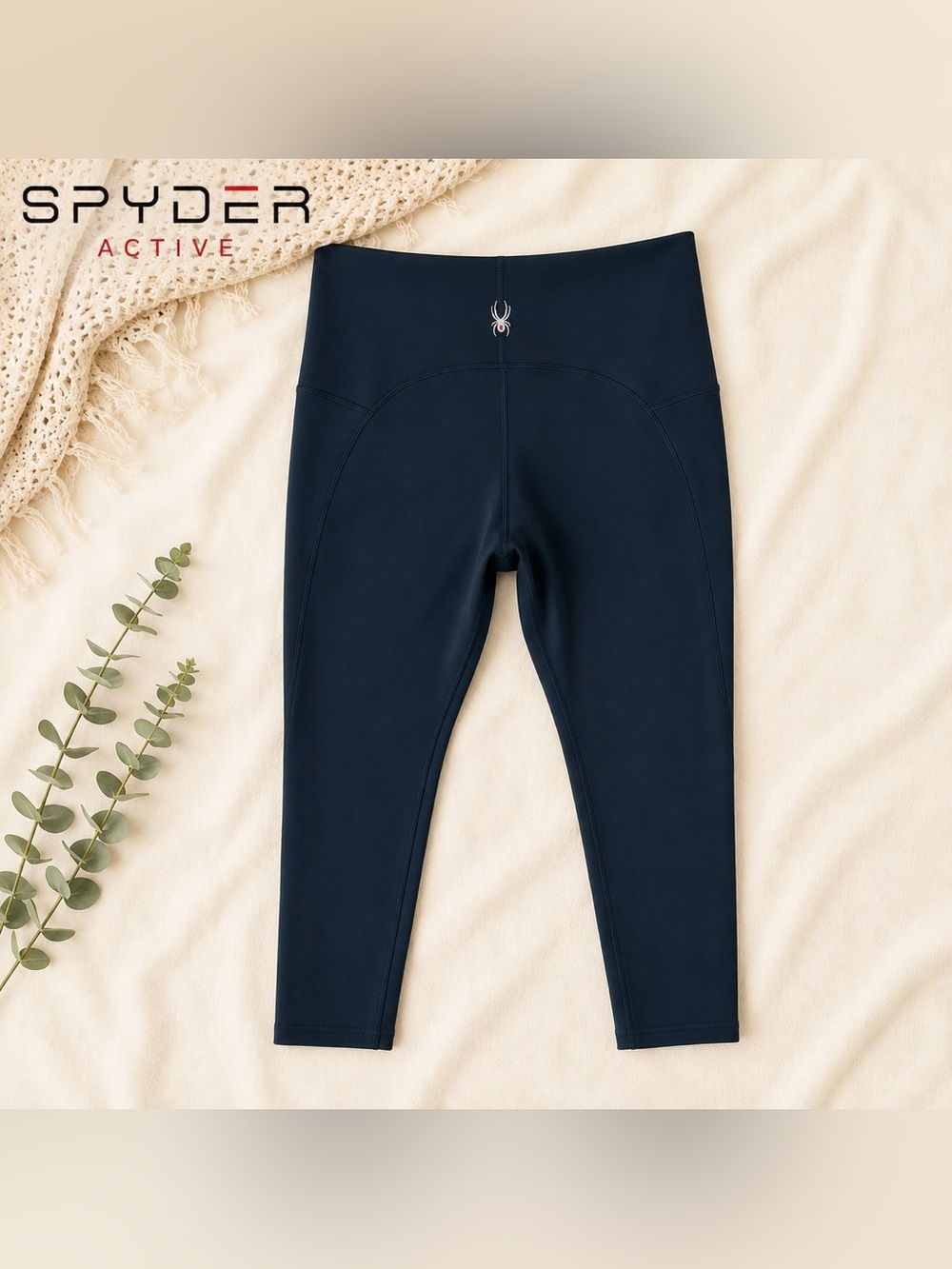Spyder Active High-Waisted Cropped Leggings – Women’s Large
